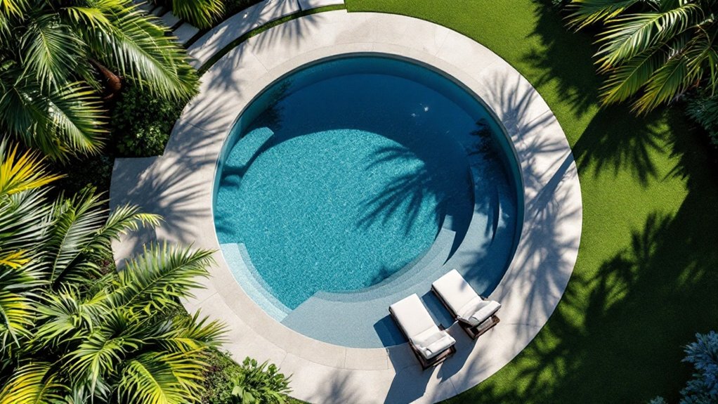 modern round pool advantages