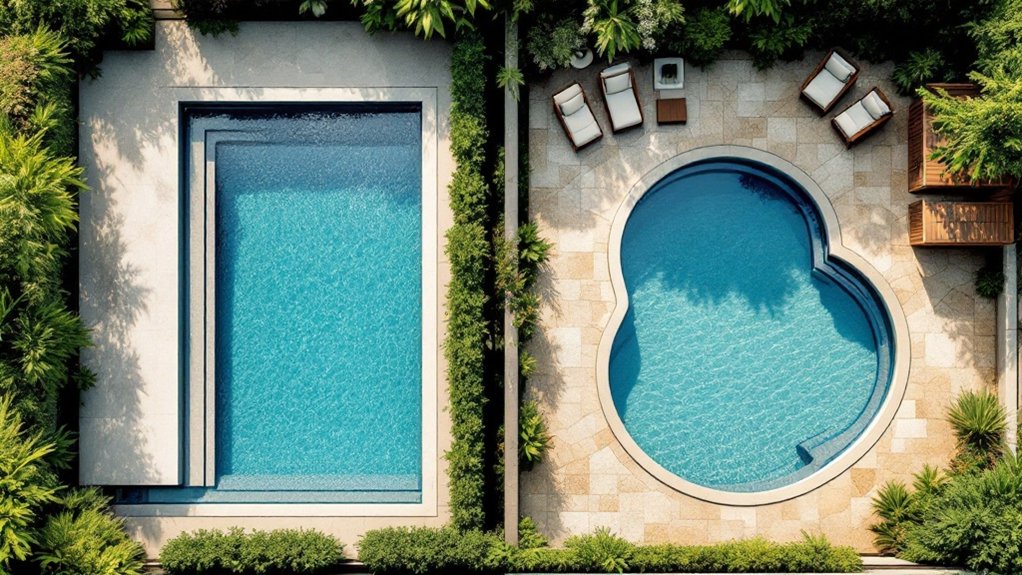 pool design preferences comparison