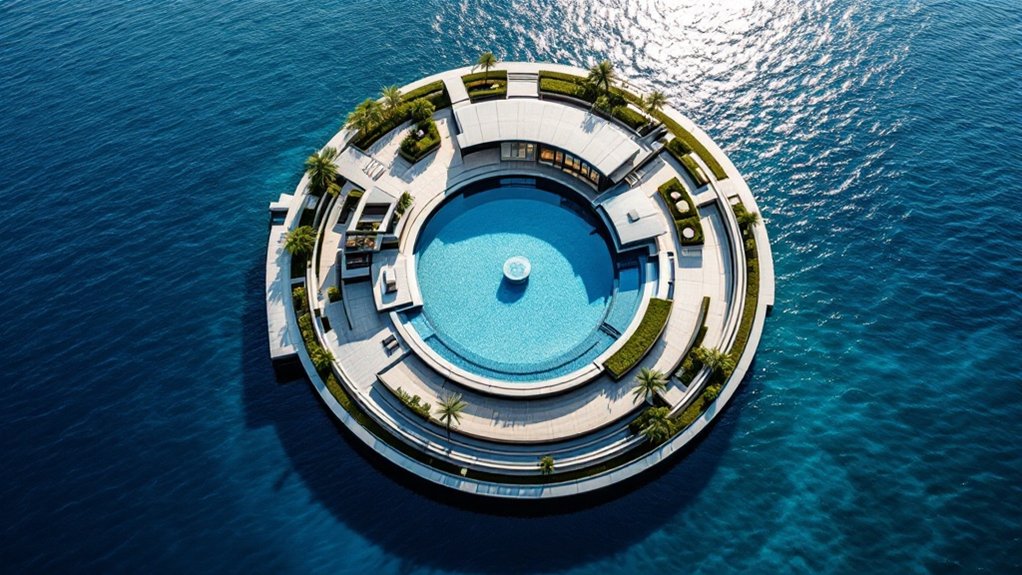 round pools enhance architecture