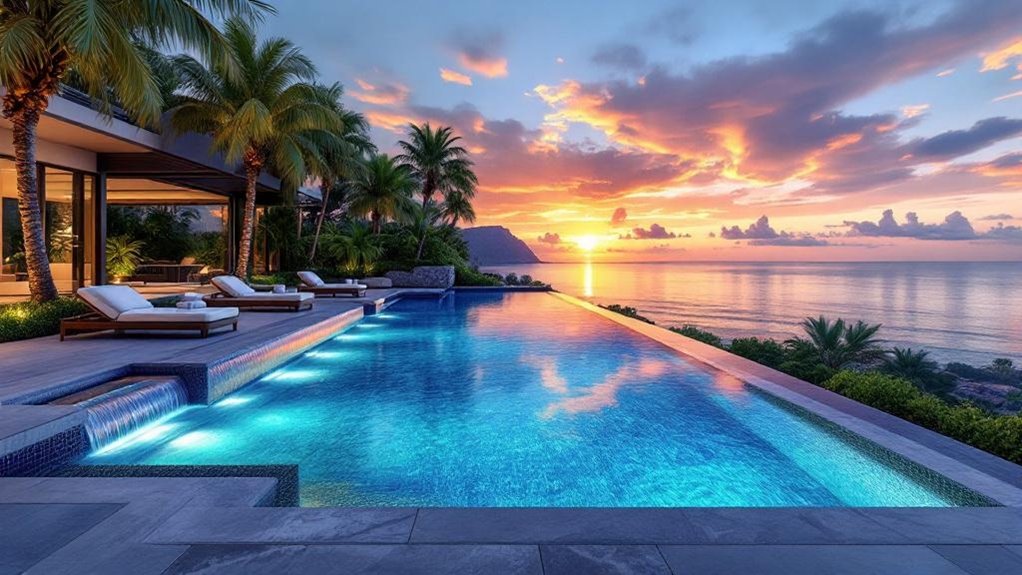 luxury infinity pool design
