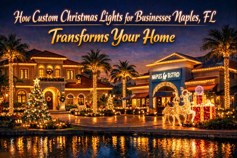 How Custom Christmas Lights for Businesses Naples FL Transforms Your Home