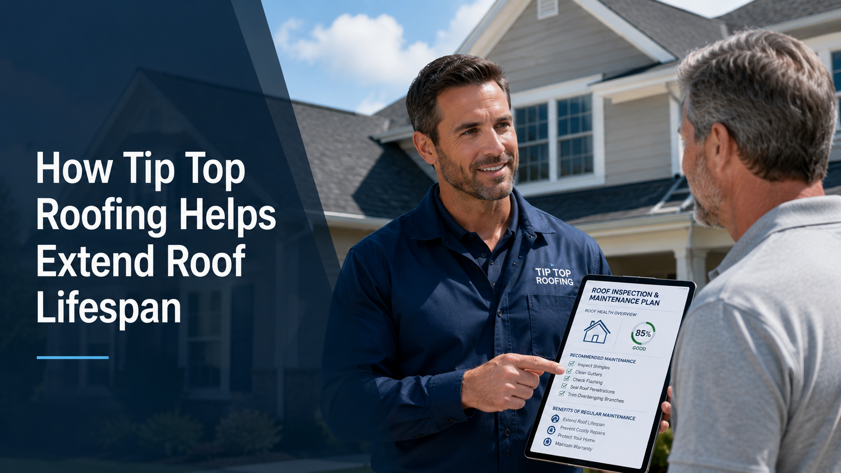 How Tip Top Roofing Helps Extend Roof Lifespan
