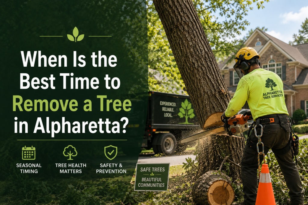 Best time to remove a tree