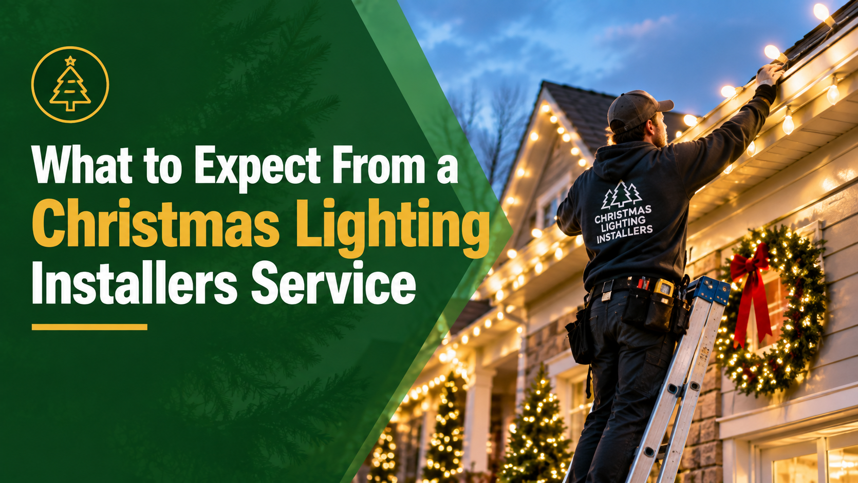 What to Expect From a Christmas Lighting installers Service